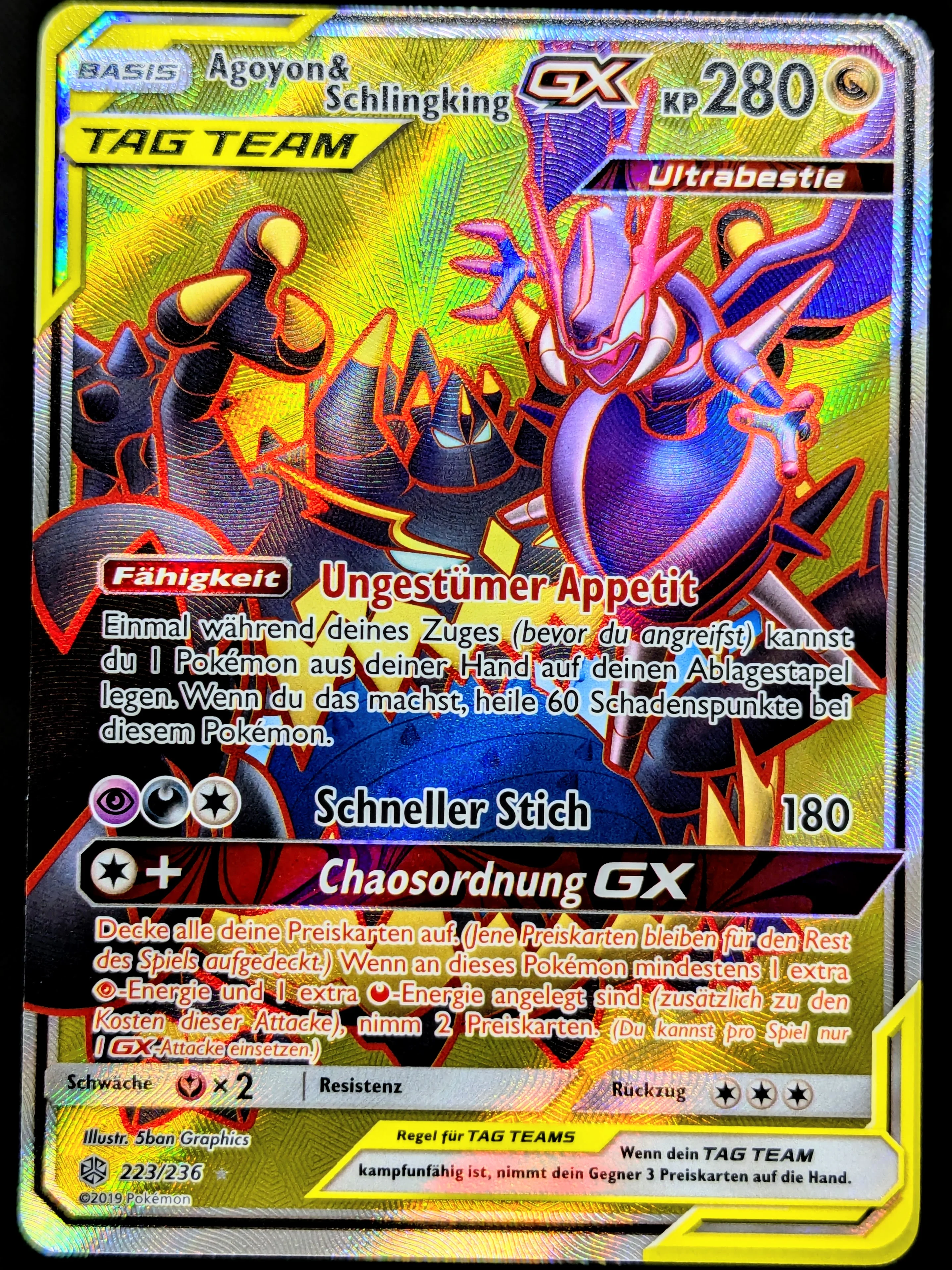 Agoyon & Schlingking GX Tag Team 223/236 DE