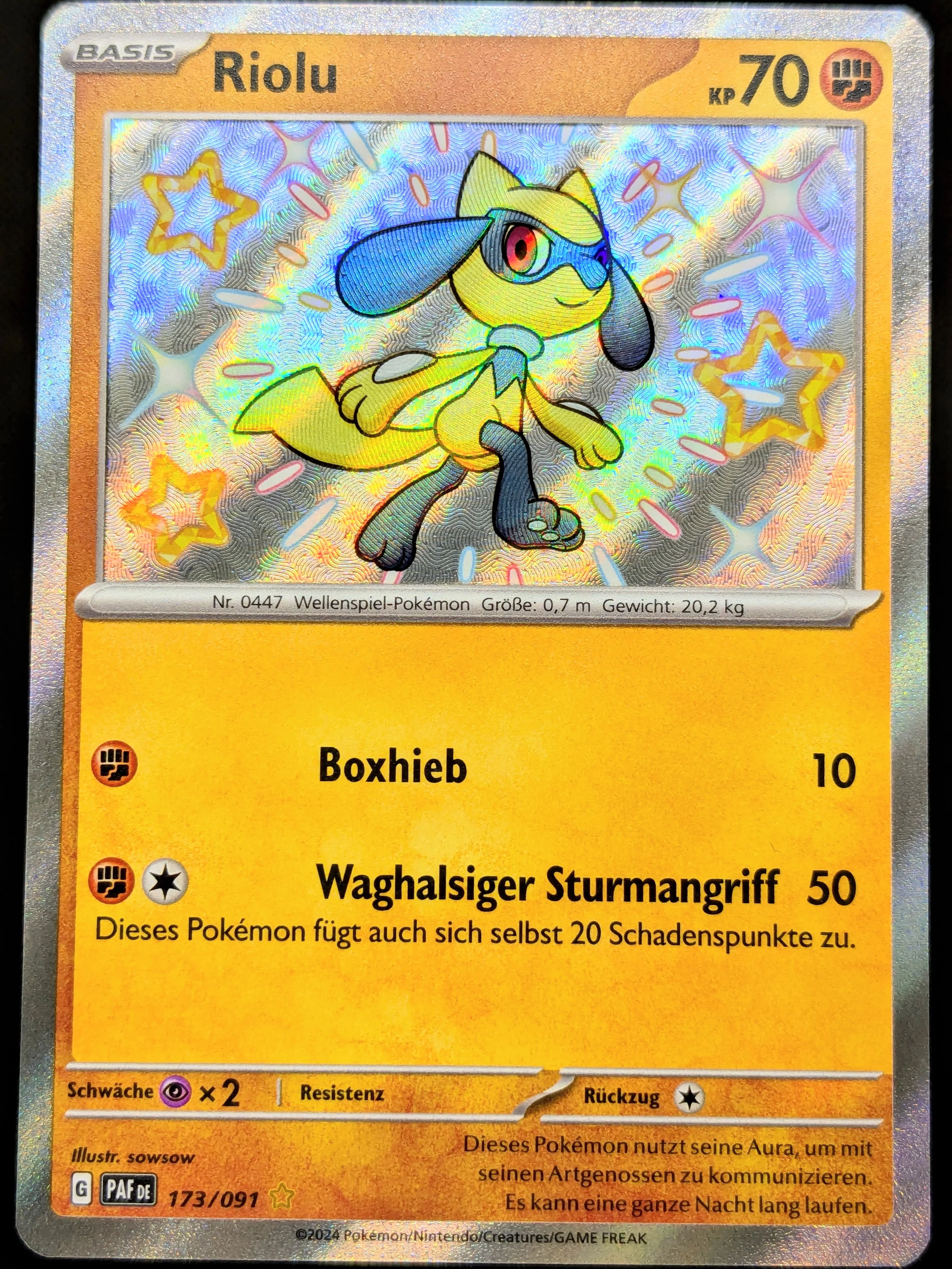 Riolu Shiny 173/091 DE