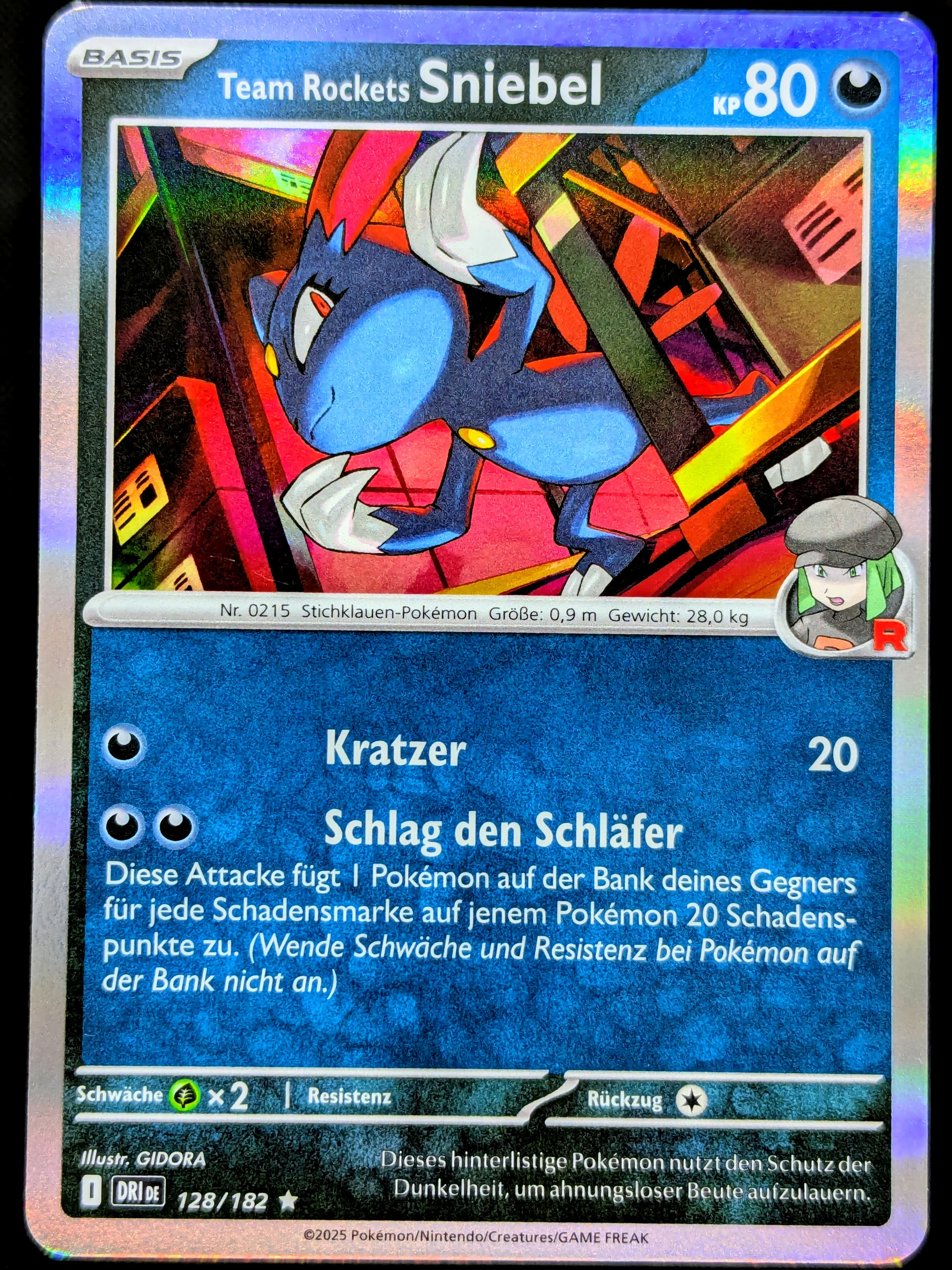 Team Rockets Sniebel Holo 128/182 DE