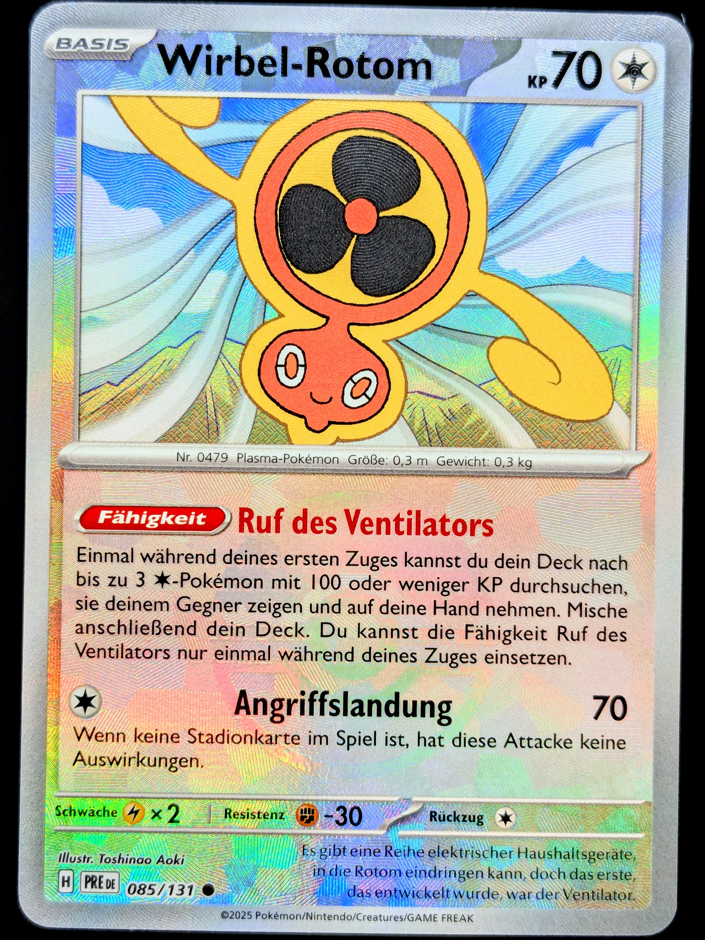Wirbel-Rotom Pokéball 085/131 DE