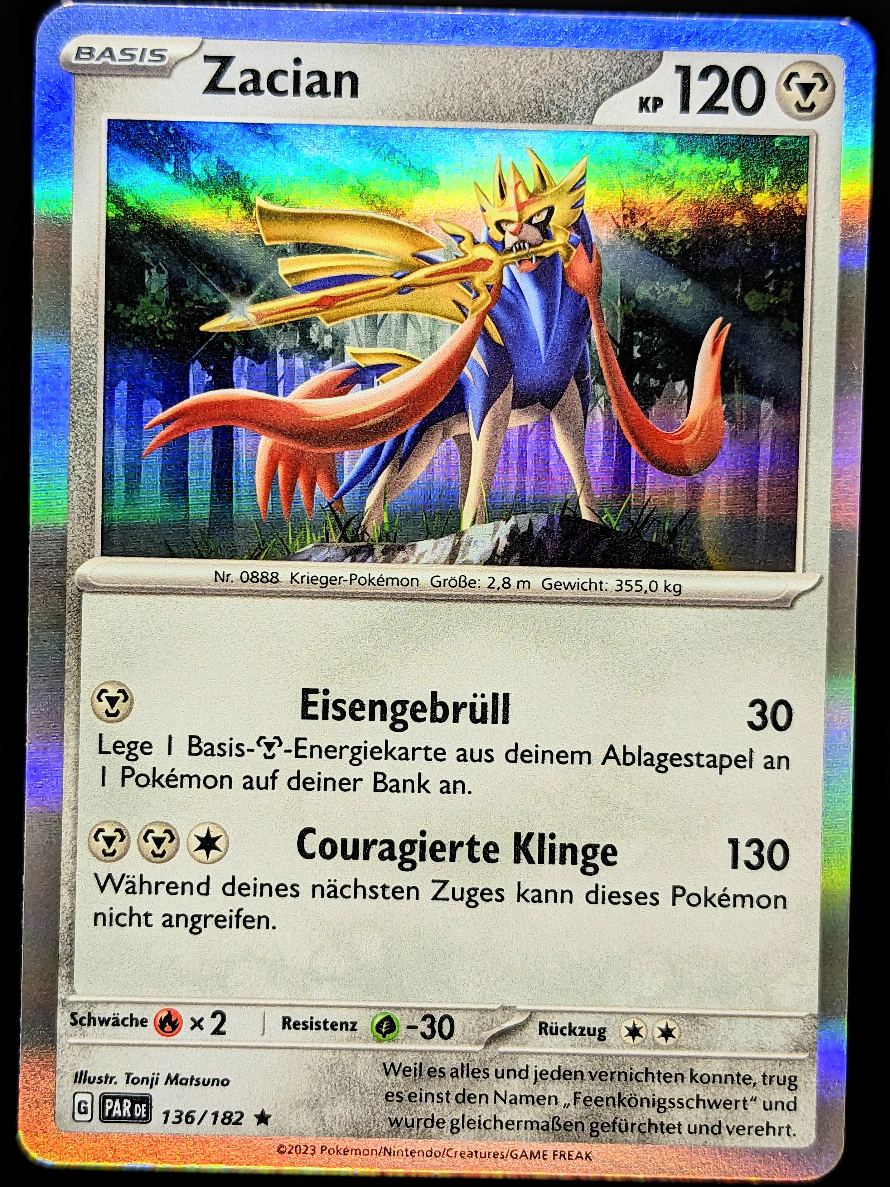Zacian Holo 136/182 DE