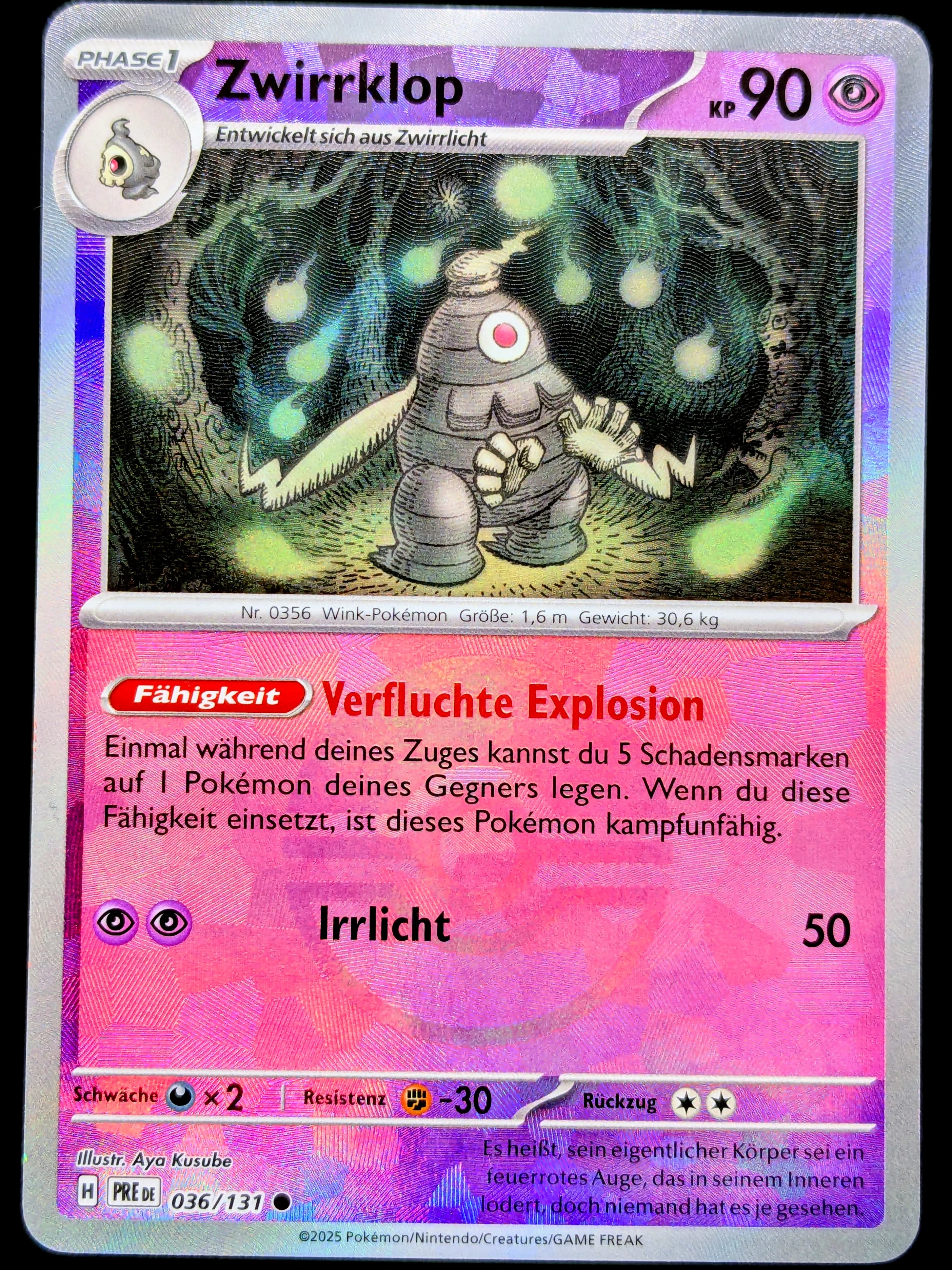 Zwirrklop Pokéball 036/131 DE